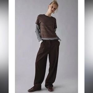 BDG Tye Long Sleeve Layered Twofer Tee